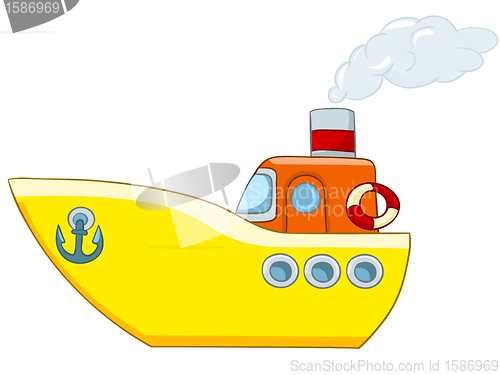 Image of Cartoon Ship