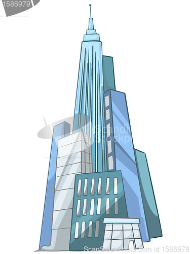 Image of Cartoon Skyscraper