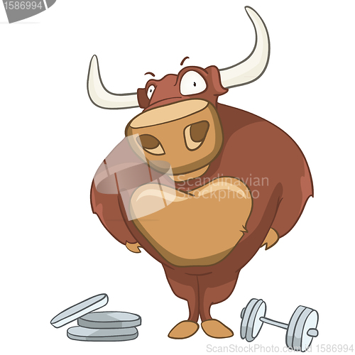 Image of Cartoon Character Bull