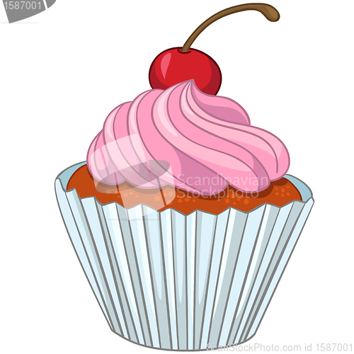 Image of Cartoon Food Sweet Cupcake