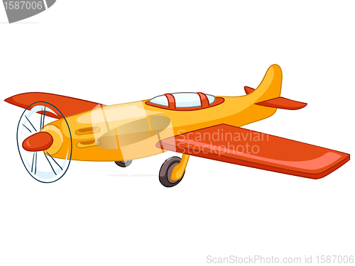 Image of Cartoon Airplane