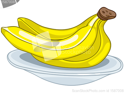 Image of Cartoon Food Fruit Banana