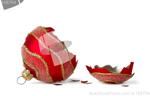 Image of Broken christmas ball