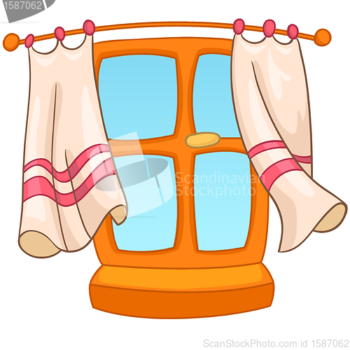 Image of Cartoon Home Window