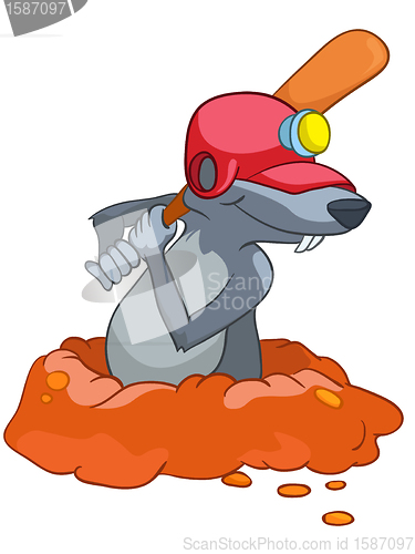 Image of Cartoon Character Mole