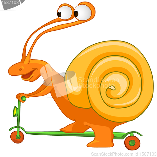 Image of Cartoon Character Snail