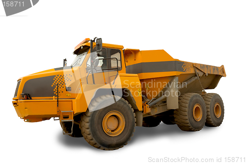 Image of Isolated dump truck