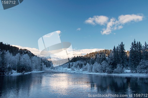 Image of Mountain winter landscape
