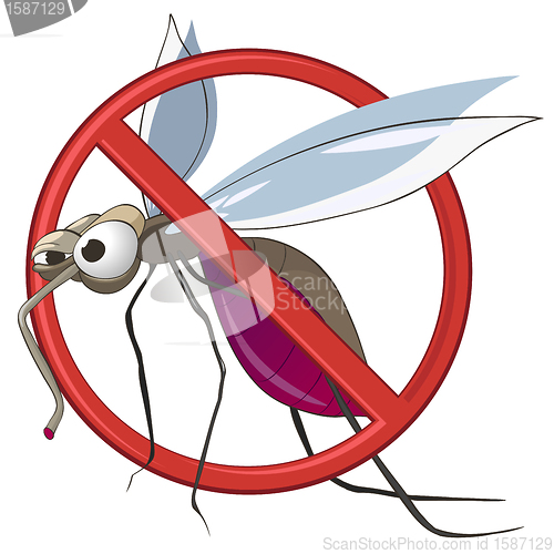 Image of Cartoon STOP Mosquito