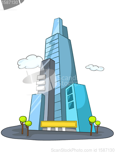 Image of Cartoon Skyscraper