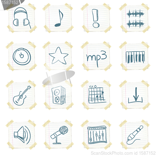 Image of Sticker Icon Set