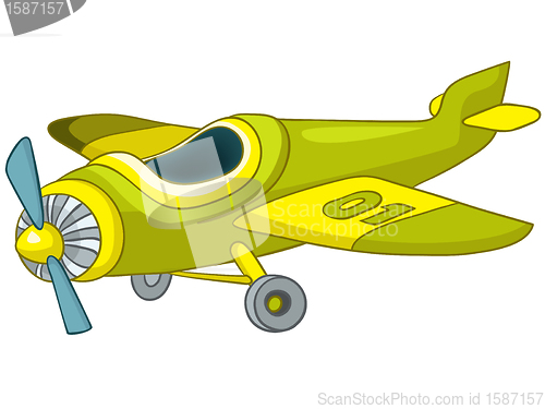 Image of Cartoon Airplane