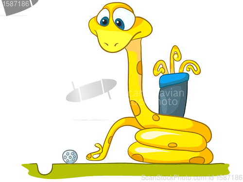 Image of Cartoon Character Snake