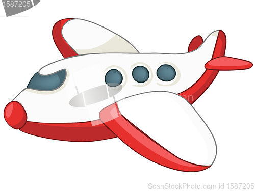 Image of Cartoon Airplane