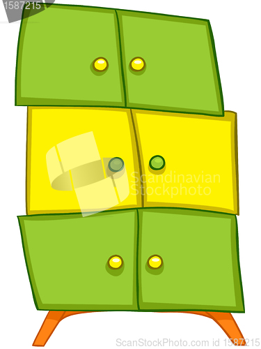 Image of Cartoon Home Furniture Wardrobe