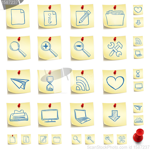 Image of Sticker Icon Set