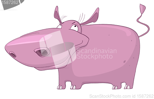 Image of Cartoon Character Hippopotamus