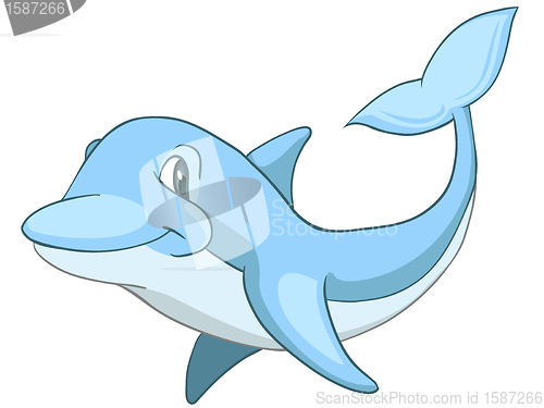 Image of Cartoon Character Dolphin