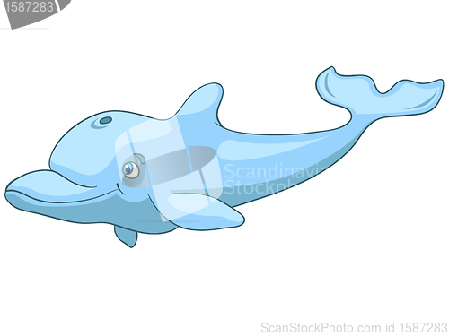 Image of Cartoon Character Dolphin