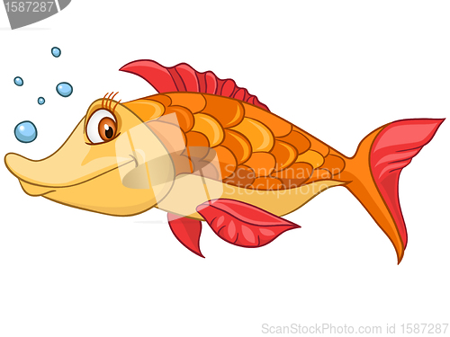 Image of Cartoon Character Fish