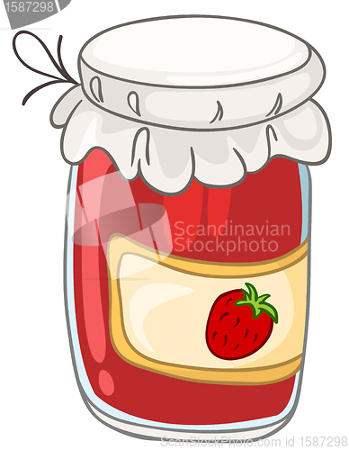 Image of Cartoon Home Kitchen Jar