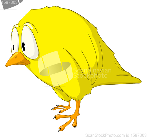 Image of Cartoon Character Melancholy Bird