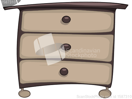 Image of Cartoon Home Furniture Chest of Drawers