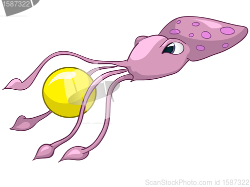 Image of Cartoon Character Squid