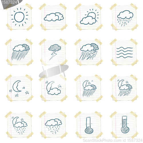 Image of Sticker Icon Set