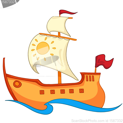 Image of Cartoon Ship