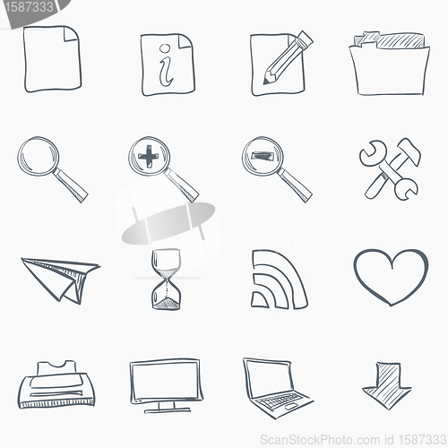 Image of Sketch Icon Set