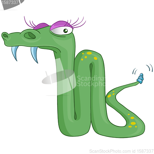 Image of Cartoon Character Snake