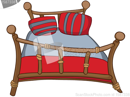 Image of Cartoon Home Furniture Bed
