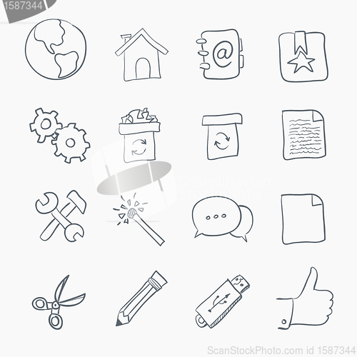 Image of Sketch Icon Set