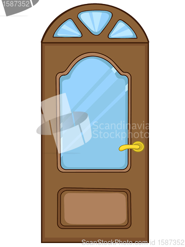 Image of Cartoon Home Door