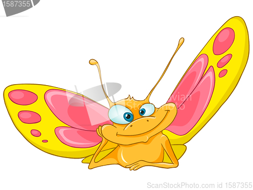 Image of Cartoon Character Butterfly