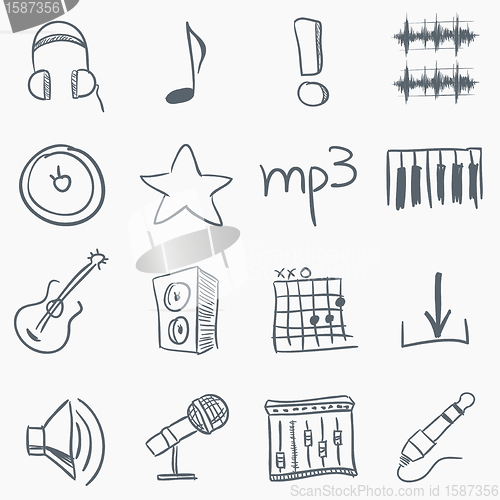 Image of Sketch Icon Set