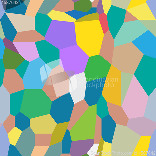 Image of Abstract seamless texture -  color polygonal shapes