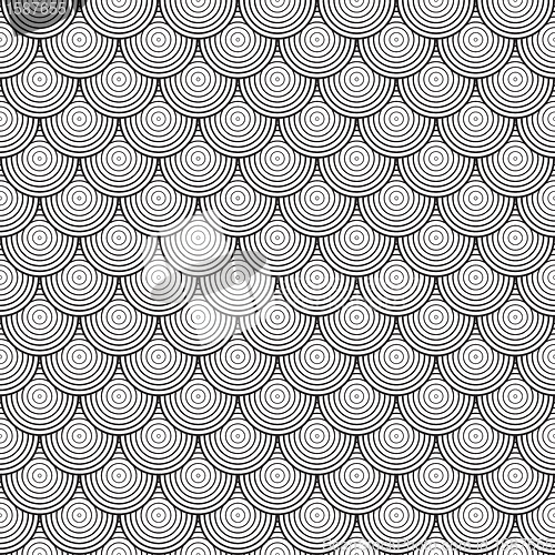 Image of Seamless abstract texture - circles background