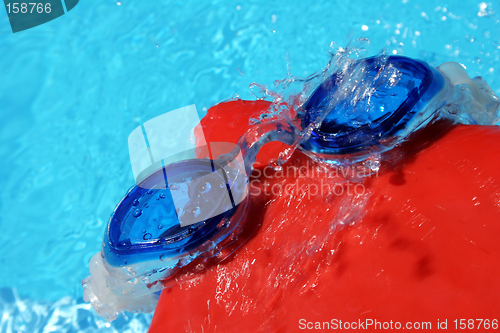 Image of Swimming Goggles and Cap