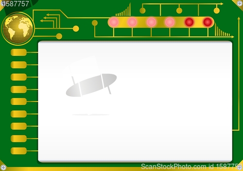 Image of Abstract circuit board