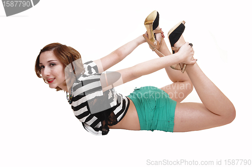 Image of Working out teenager.