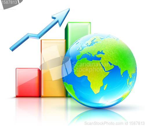 Image of global business concept