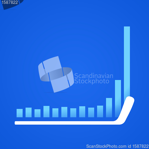 Image of Hockey Stick in Business