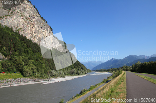 Image of Cycling along Rhine