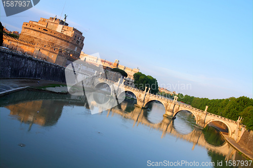 Image of Rome sunset