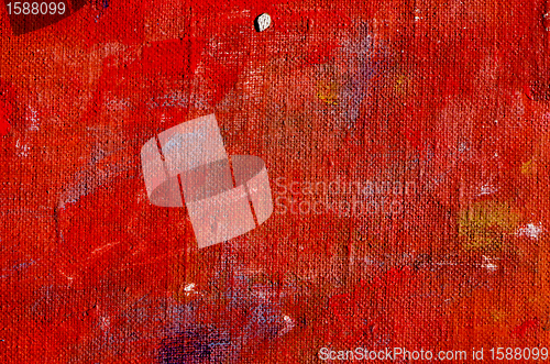 Image of painted canvas grunge retro cloth background 