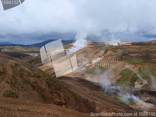 Image of Laugavegur hike in Iceland.