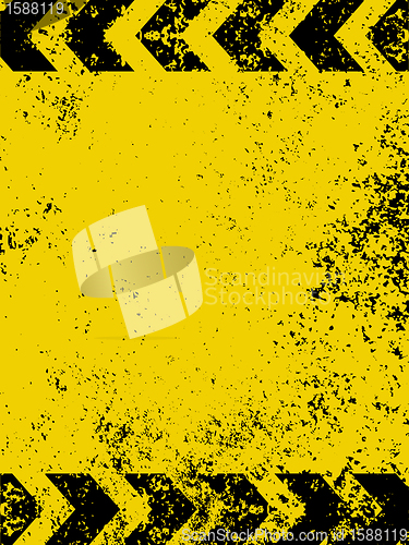 Image of A grungy and worn hazard stripes texture. EPS 8