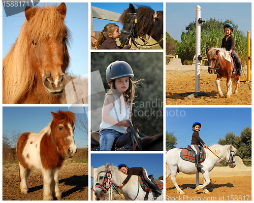 Image of child and pony